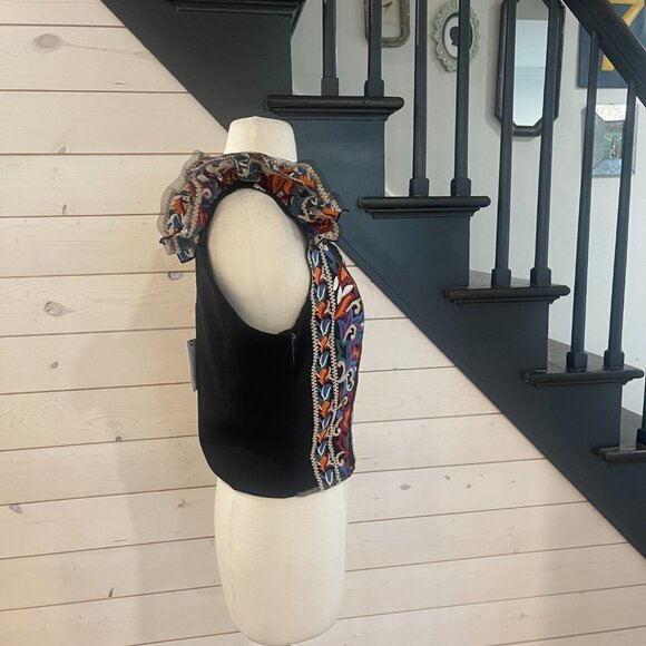 Anthropologie Eva Franco Embroidered Corset Top  Florence Size Medium - Picture 6 of 11